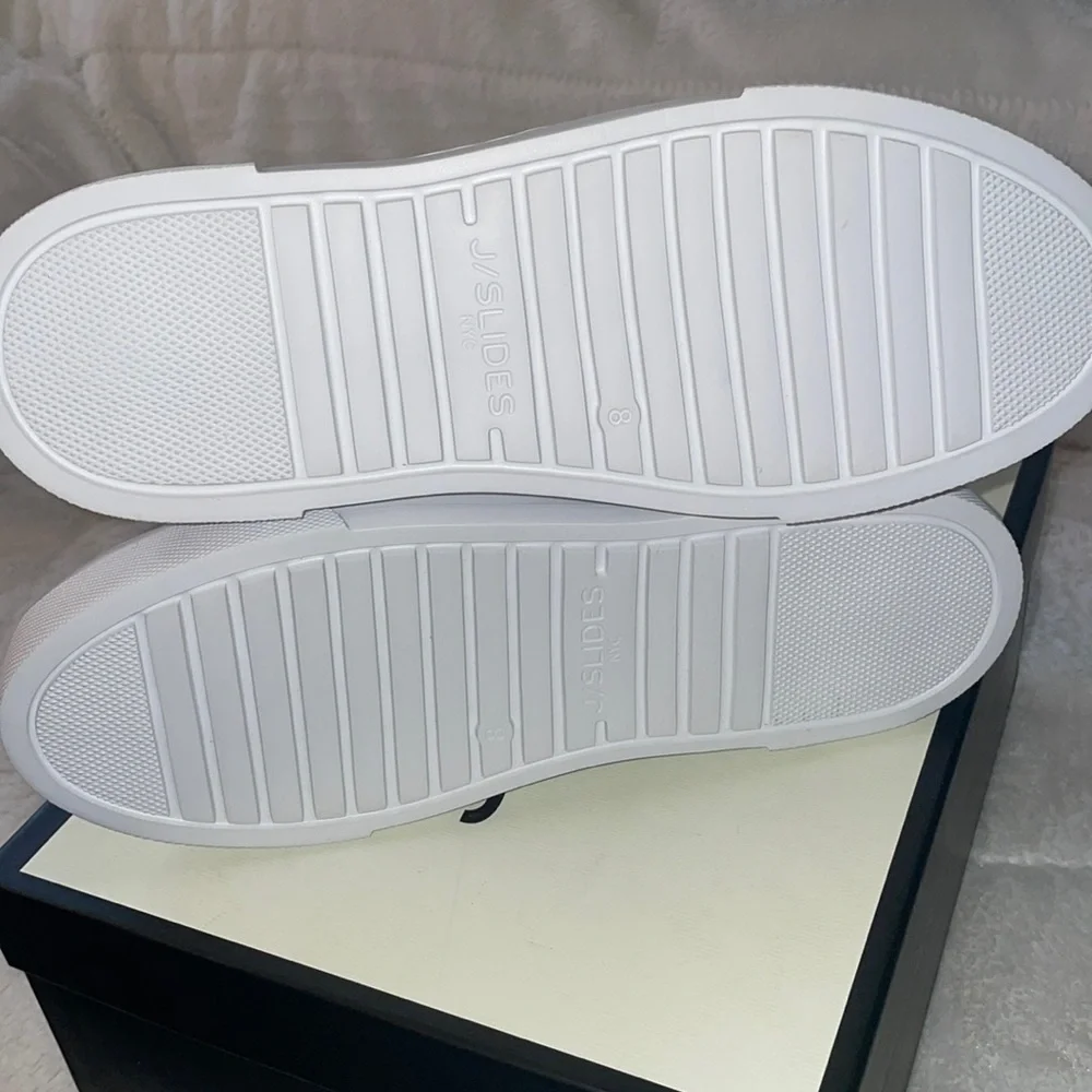 NWT J/SLIDES AMANDA Gold Leather - Picture 14 of 15